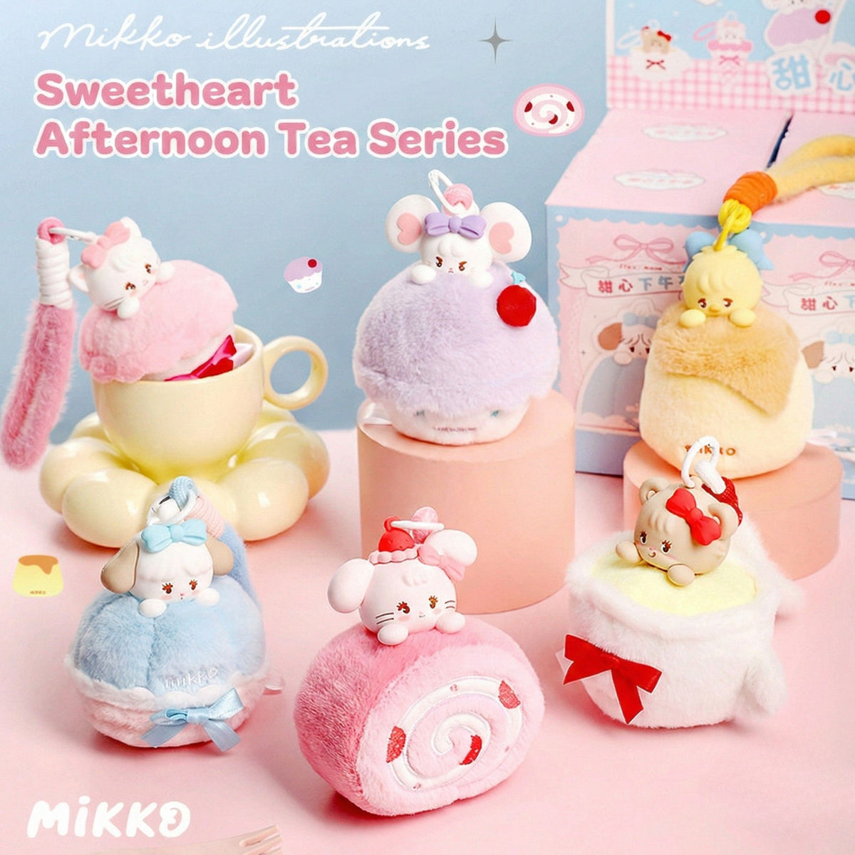 【豪華11点セット】寝相アート&ぬいぐるみ 背景 Mikko_Illustrations_Sweetheart
