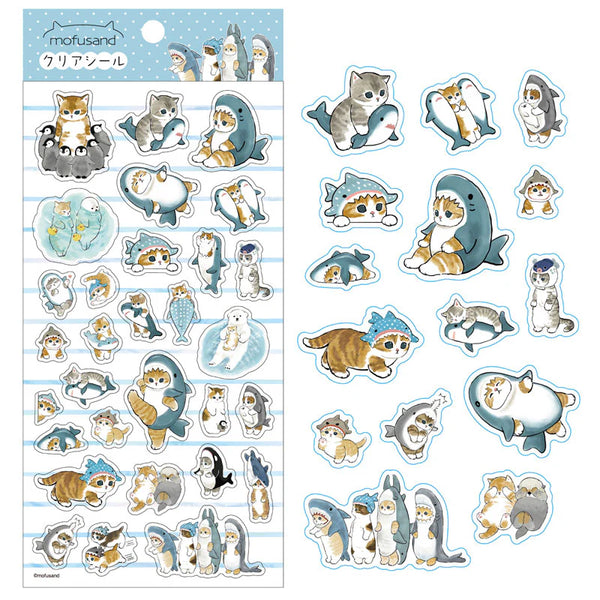 Mofusand Clear Sticker Sheets (Assorted)
