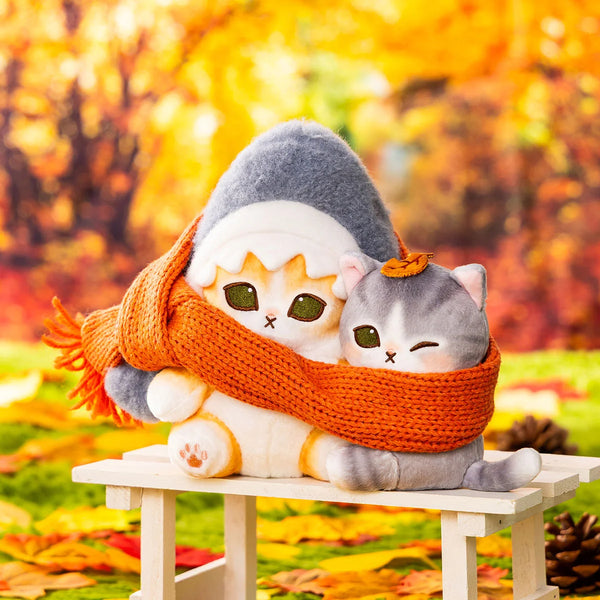 Mofusand Best Friends Scarf Plush