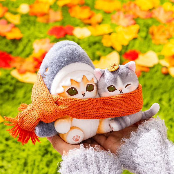 Mofusand Best Friends Scarf Plush