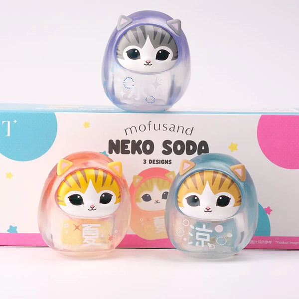 Mofusand Daruma Neko Soda Hong Kong Limited Figurine Set