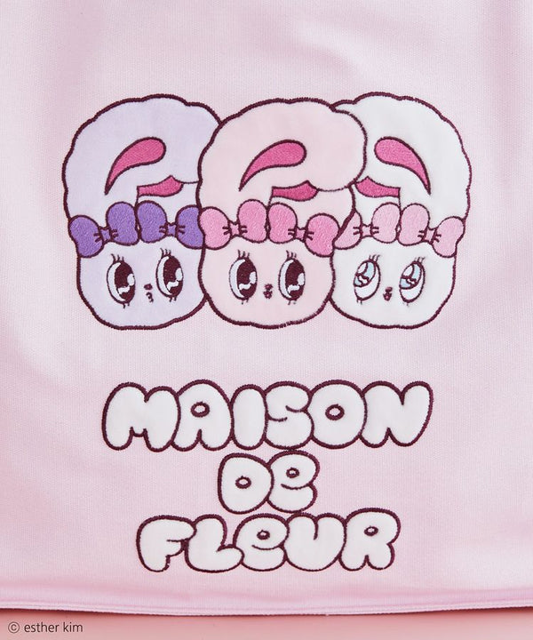 Maison de FLEUR x Esther Bunny Square Tote Bag