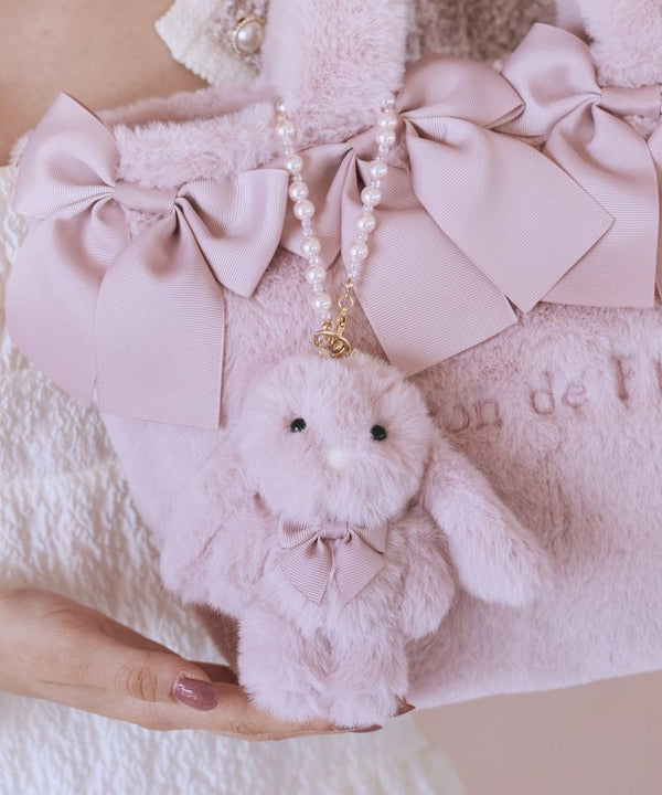 Maison de FLEUR Pink Mania Bunny Plush Charm