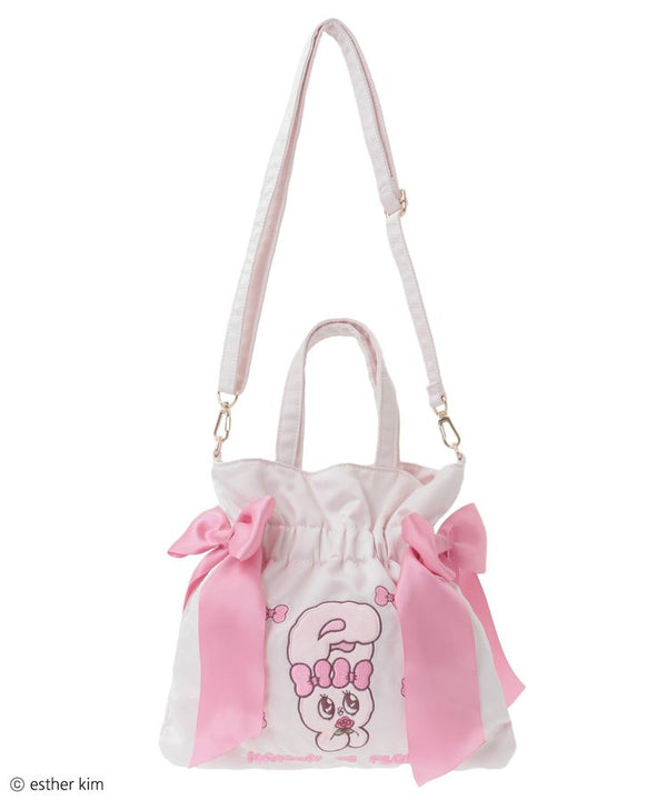 Maison de FLEUR x Esther Bunny 2-Way Ribbon Tote Bag