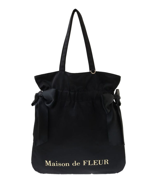 Maison de FLEUR Satin Frilly Ita Tote Bag
