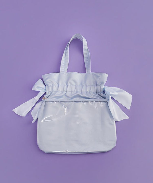 Maison de FLEUR Satin Frilly Carry-on Ita Bag