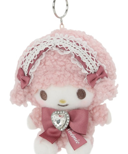 NOEMIE x Sanrio My Sweet Piano Rhinestone Ribbon Plush Keychain