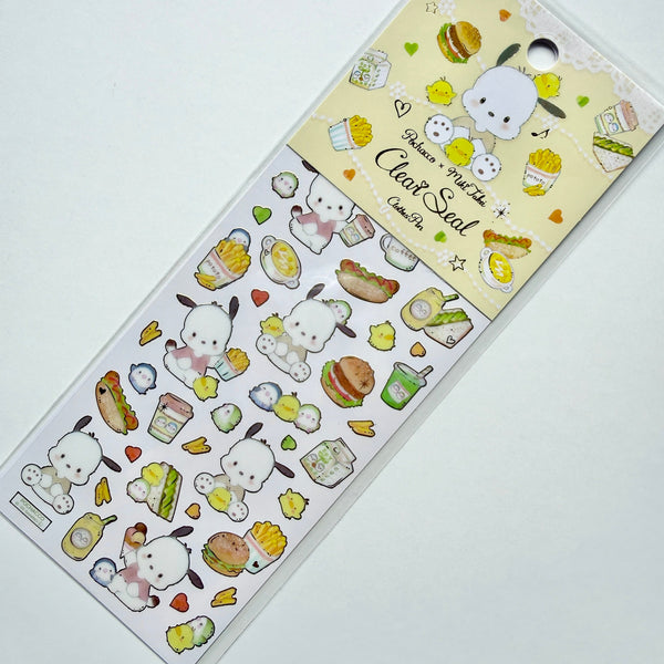 Sanrio x Miki Takei Gold Foil Sticker Sheet - Pochacco