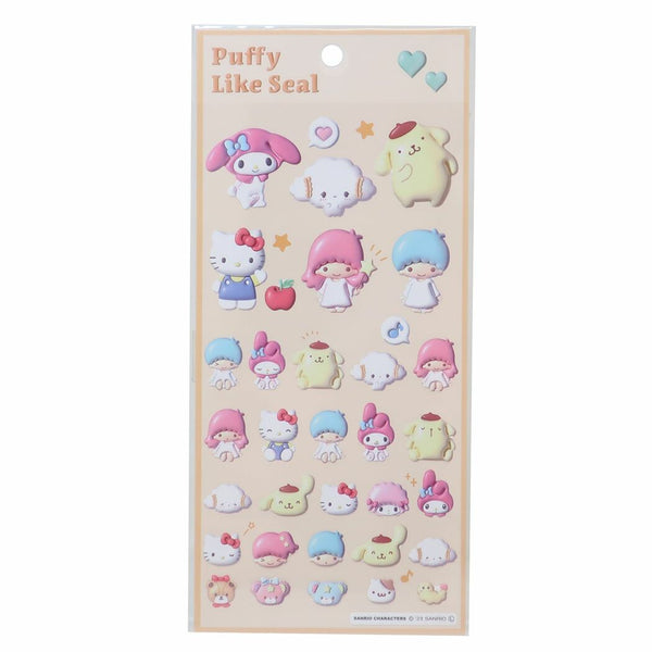Sanrio Puffy Like Seal Sticker Sheet