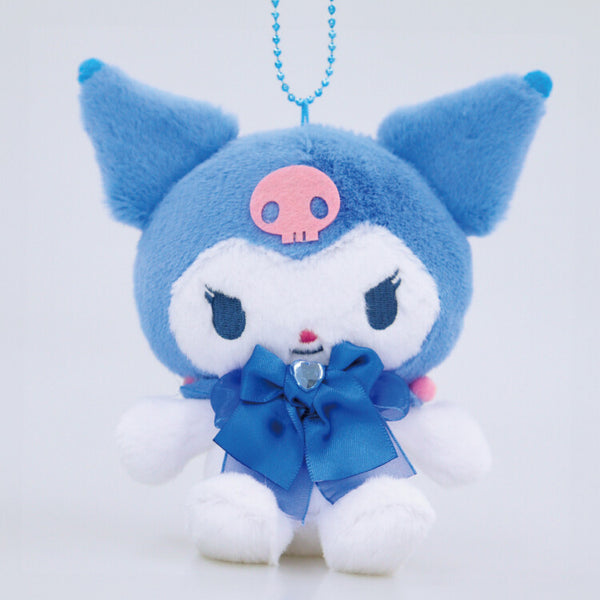 Sanrio Kuromi Colorful Boa Plush Mascot Keychain