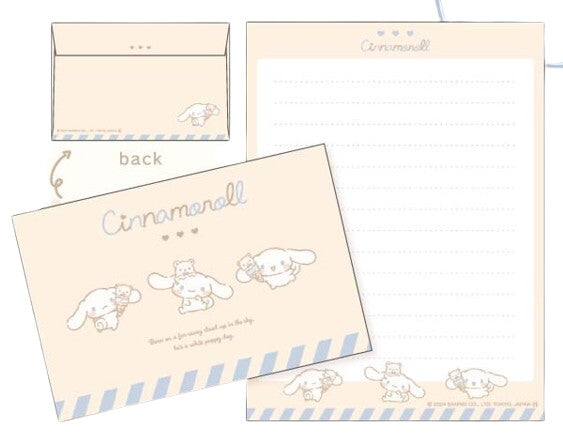 Cinnamoroll Sleepy Icecream Letter Set
