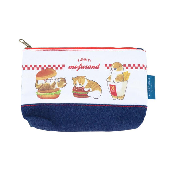 Mofusand Burger Flat Pouch