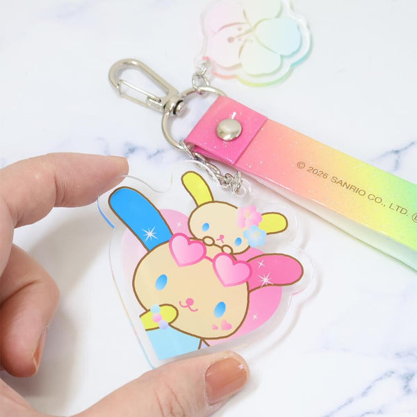Usahana Tropical Heart Keychain