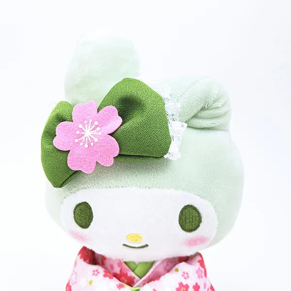 Sanrio My Melody Sakura Matcha Kimono Plush