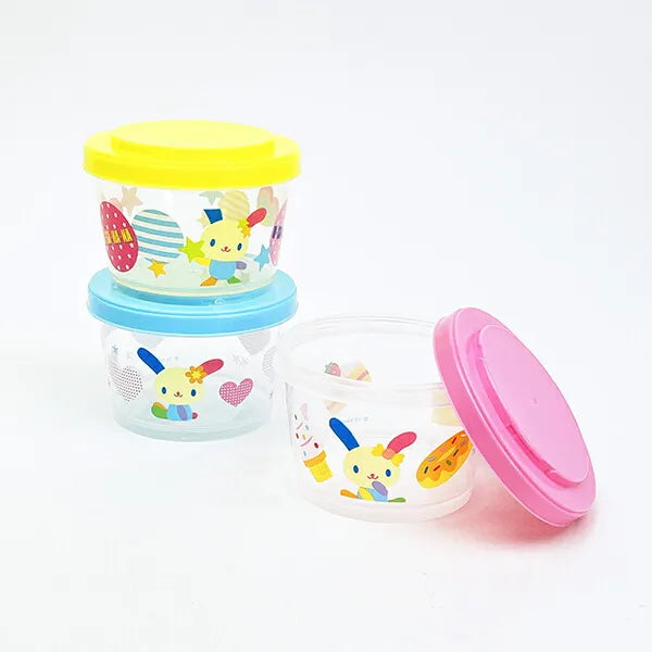 Sanrio Usahana Thin-walled storage container 3-piece set