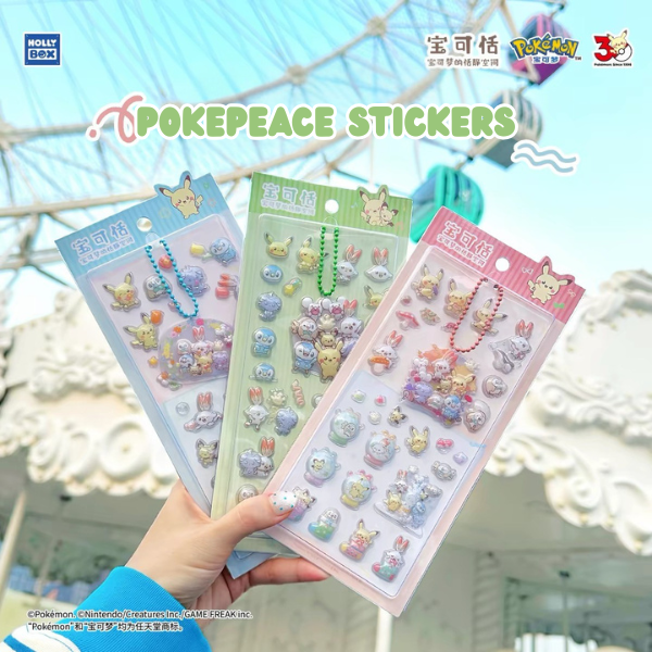 Pokémon Pokepeace Puffy Sticker Sheets