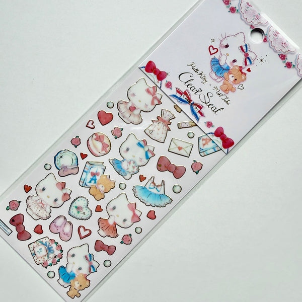 Sanrio x Miki Takei Hello Kitty Gold Foil Sticker Sheet