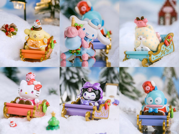 [OPEN BOX] Sanrio Toptoy Winter Sledding Team Blind Box Figure