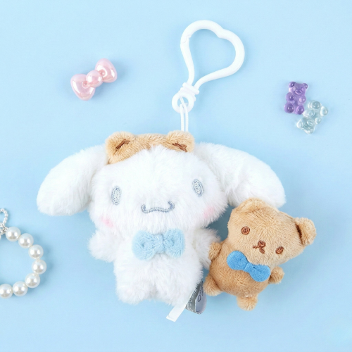 Cinnamoroll & Tiny Bear Besties Plush Keychain