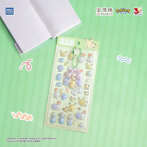 Pokémon Puffy Sticker Sheets