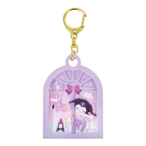 Sanrio Dreamy Window Shaker Keychain | Official Pastel Acrylic Charm