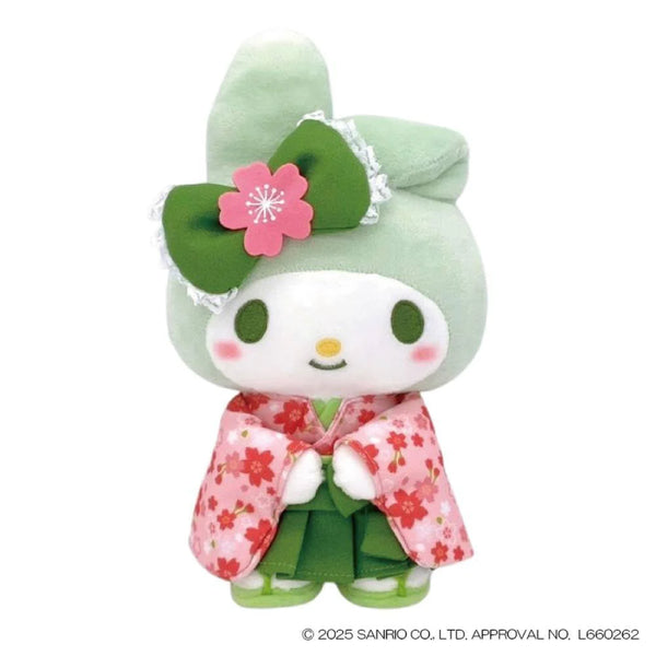 Sanrio My Melody Sakura Matcha Kimono Plush