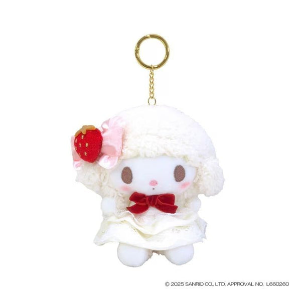 My Sweet Piano Strawberry Lace Plush Mascot Keychain – Sanrio Japan