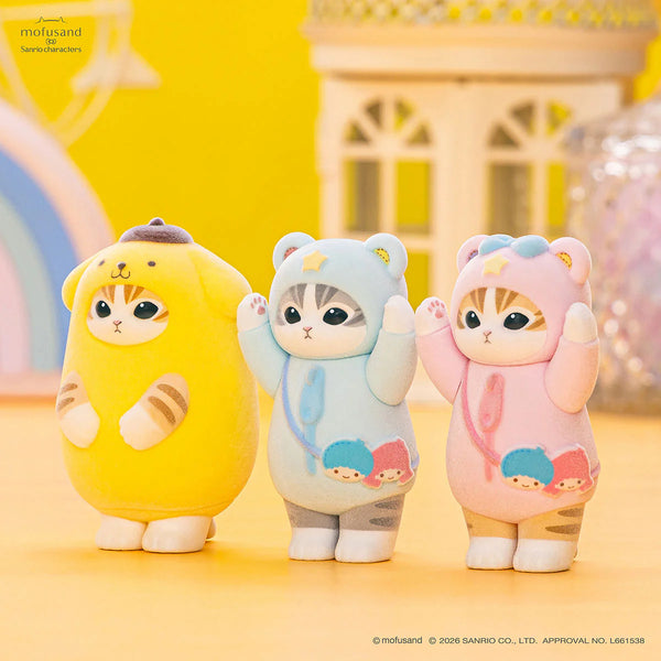 Mofusand x Sanrio Characters Fluffy Flock Figure Blind Box Vol. 3 | Pre-order