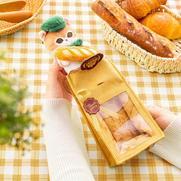 Mofusand Mofumofu Bakery Baguette Baker Plush Keychain