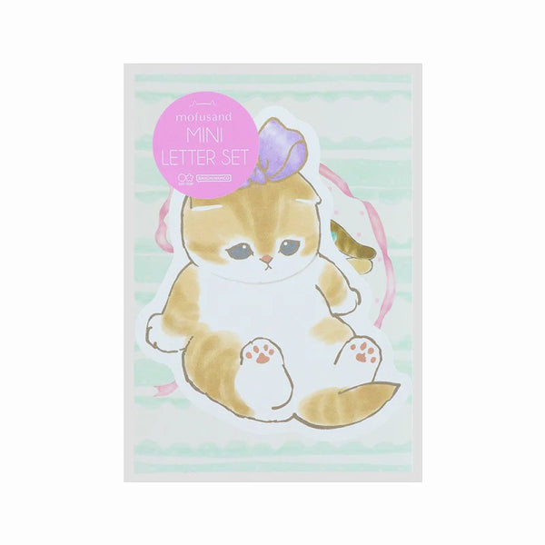 Mofusand Nikukyu Ribbon Mini Letter Set