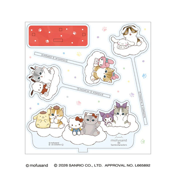 Mofusand x Sanrio Characters 2-Way Pick Grill Stand