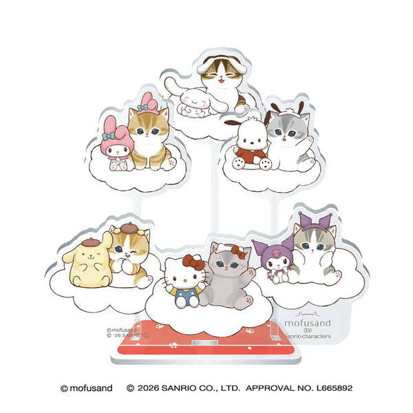 Mofusand x Sanrio Characters 2-Way Pick Grill Stand
