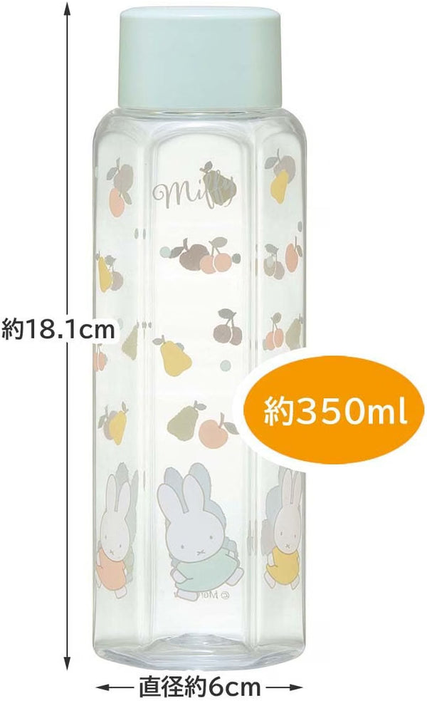 Skater Miffy Hexagonal Plastic Water Bottle