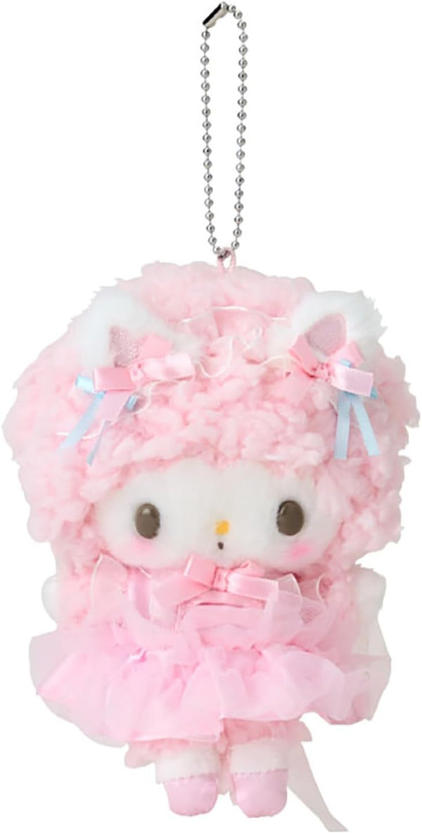 Sanrio White Cat Ballerina Mascot Plush