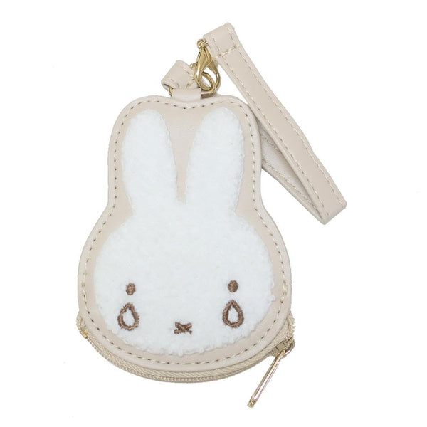 Miffy Face Sagara Mini Pouch - Beige