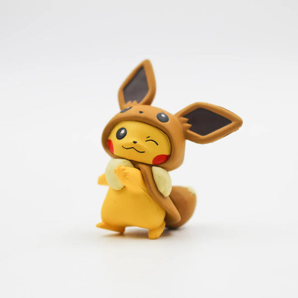 Pokémon Dress-Up Pikachu & Eevee Theme Gashapon Figures