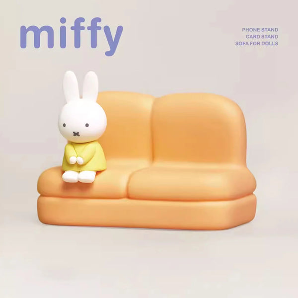 Miffy Sofa Phone Stand Collectible Figure | Blind Box Series 2