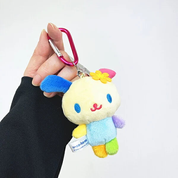 Usahana Colorful Plush Carabiner Keychain