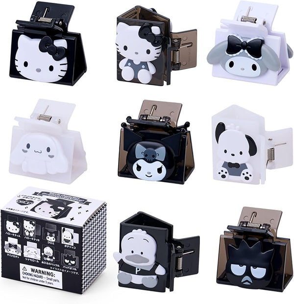 [OPEN BOX] Sanrio Monochrome Hair Clip Blind Box