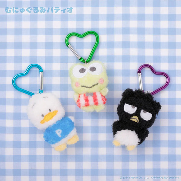 Sanrio Characters "Munyu" Fluffy Heart Carabiner Mascot