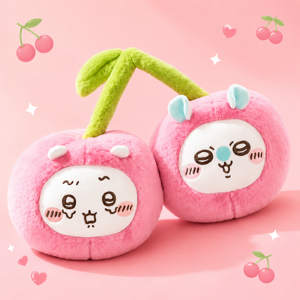 Chiikawa x Miniso Fruit Series Jumbo Cherry Plush