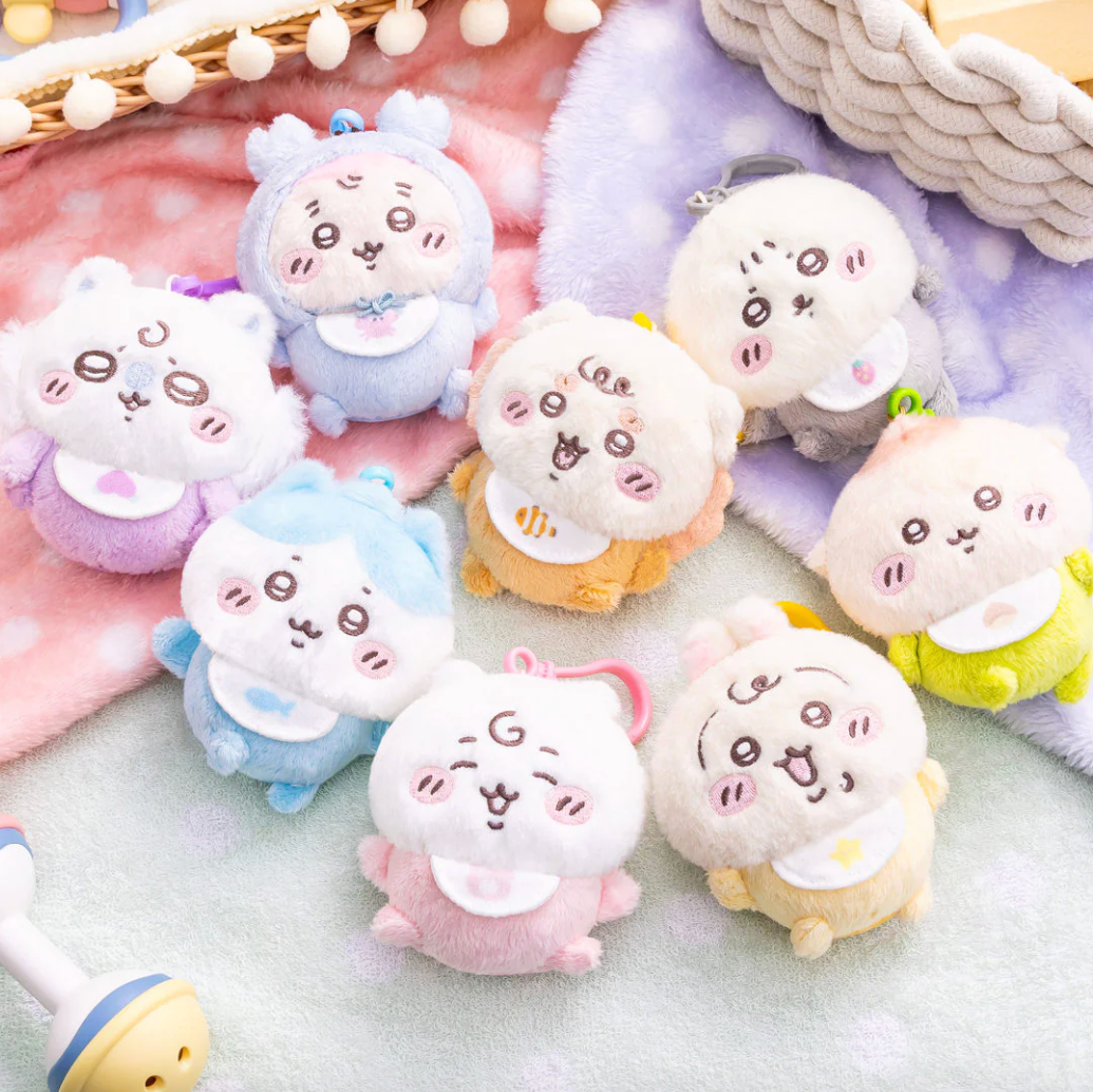 Chiikawa Spring Keychain Chiikawa Baby Series Mascot Plush Keychain – Suteki Gifts