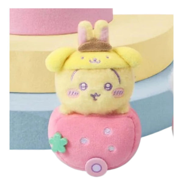 Chiikawa x Sanrio x Miniso Strawberry Plush Mascots