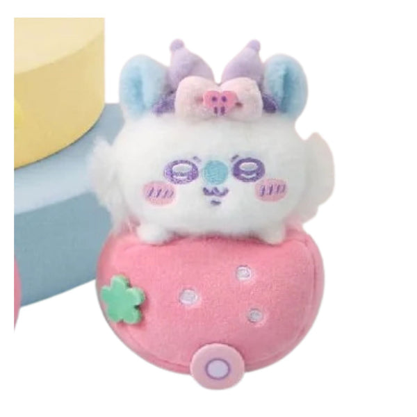 Chiikawa x Sanrio x Miniso Strawberry Plush Mascots