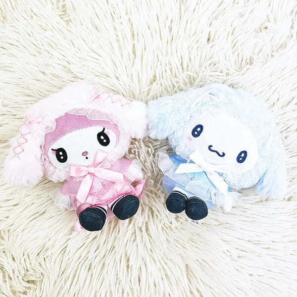 Cinnamoroll Gothic Girly Plush Mascot Pouch Keychain