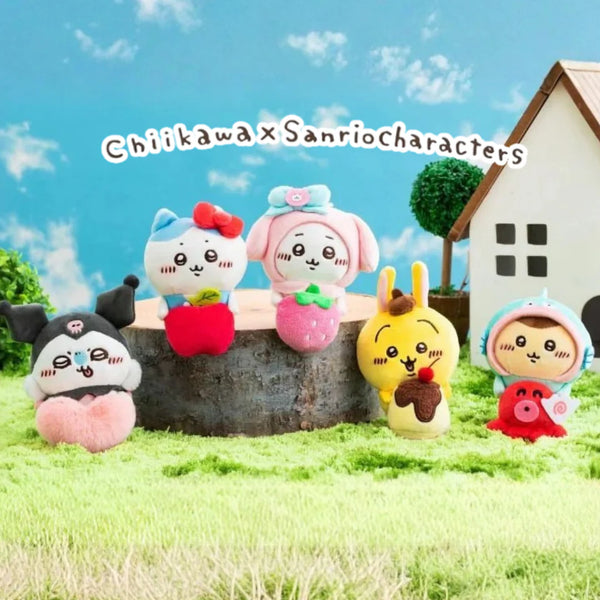 Chiikawa x Sanrio Characters Desktop Hang Mascot Plush