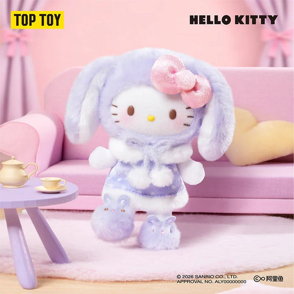 Hello Kitty Lop-Eared Bunny Plush Charm Blind Box