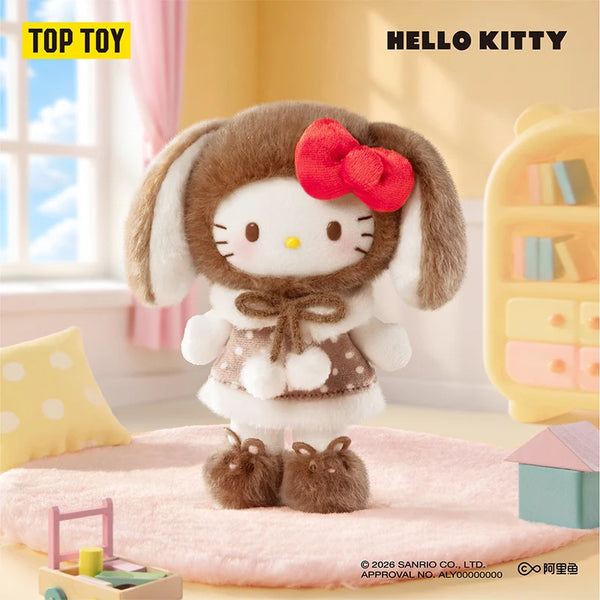 Hello Kitty Lop-Eared Bunny Plush Charm Blind Box
