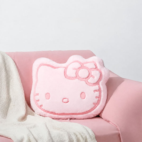 Hello Kitty Face Plush Cushion