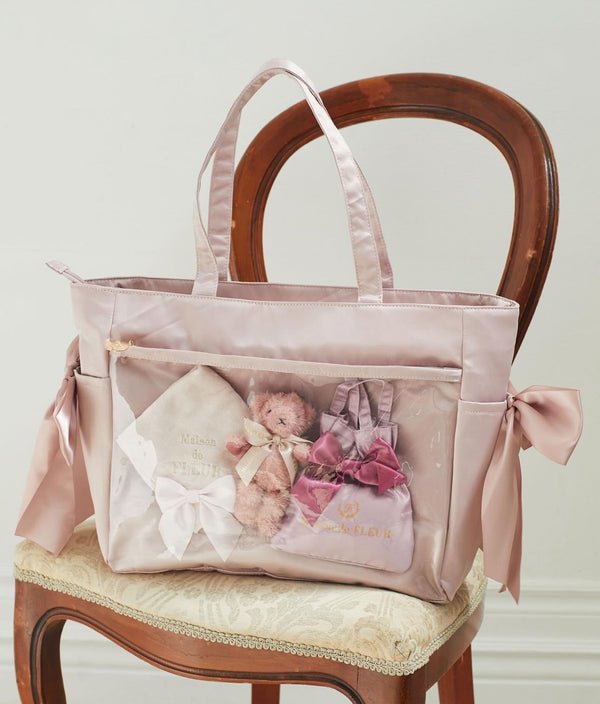 Maison De Fleur Satin Large Ita Bag